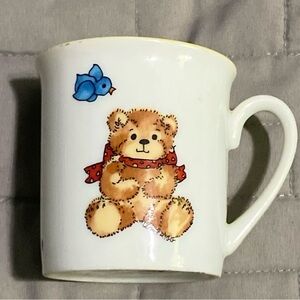 Vintage 1979 Lucy Rigg Teddy Bear Tiny Mug
